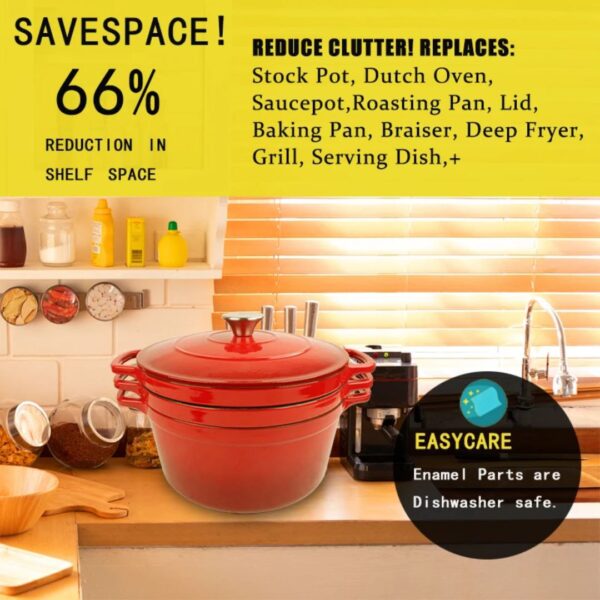 3-Piece Signature Enamel Cast Iron Set