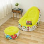 Ultra-Comfort Inflatable Lounge Chair & Ottoman Set