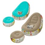 Ultra-Comfort Inflatable Lounge Chair & Ottoman Set