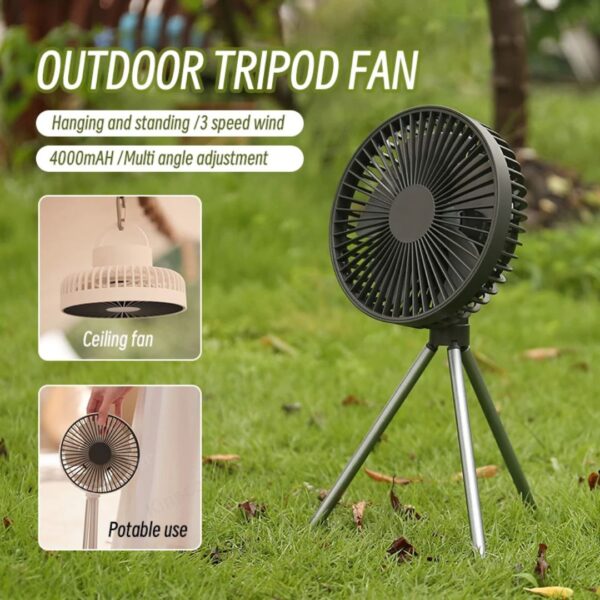 Hej 3-in-1 Rechargeable Portable Fan