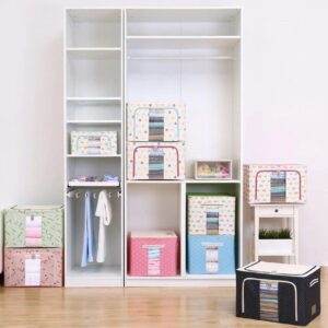66L Foldable Steel Frame Storage Box