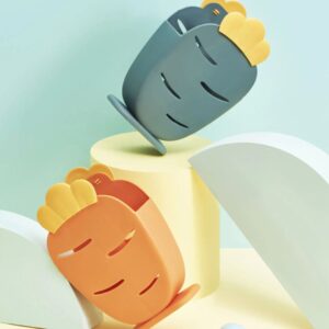 Carrot-Shaped Ventilated Cutlery & Chopstick Holder