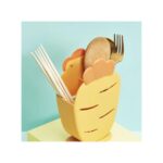 Carrot-Shaped Ventilated Cutlery & Chopstick Holder