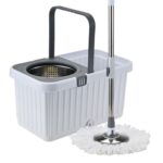 Dual-Chamber Spin Mop & Bucket System
