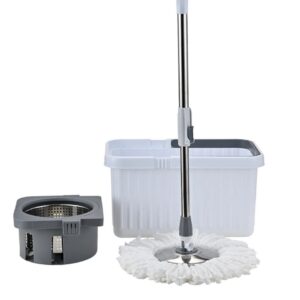 Dual-Chamber Spin Mop & Bucket System