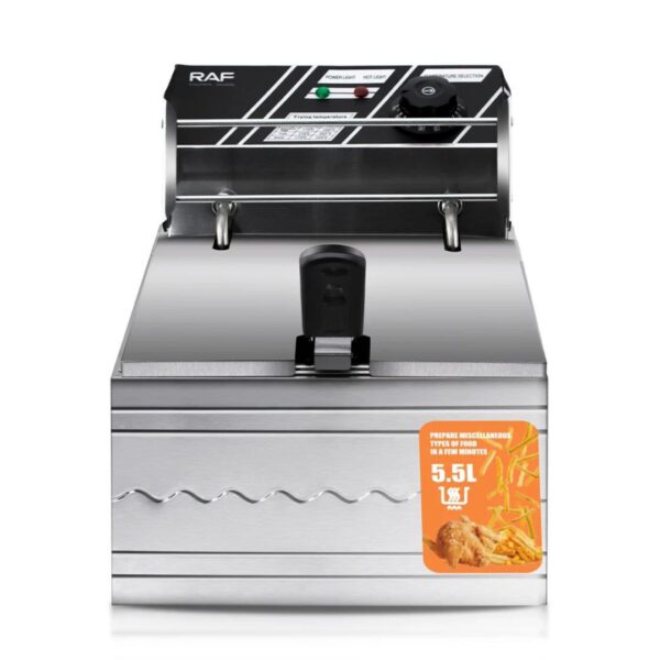 RAF R.5220 6.0L Professional Stainless Steel Deep Fryer (2500W)