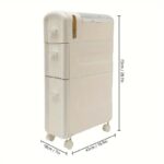 3-Tier Rolling Gap Storage Cabinet