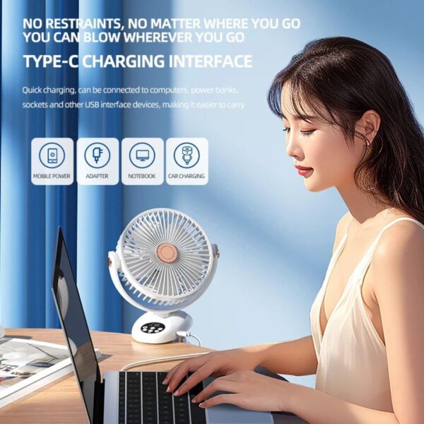Multifunctional Rechargeable 4-in-1 Smart Fan