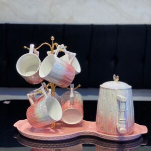 Pearlescent Luxeâ„¢ 8-Piece Ceramic Tea