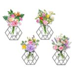 Hexagonal Wall-Mounted Floral Gallery