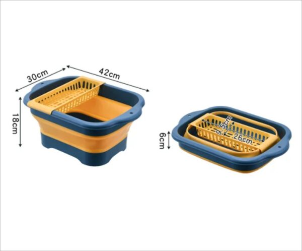 Foldable Multi-Purpose Basin & Drainer