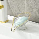 Leaf-Shaped Self-Draining Soap Holder