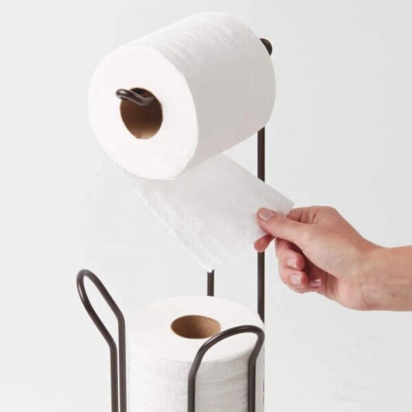 Piece Hexagonal Toilet Tissue Storage