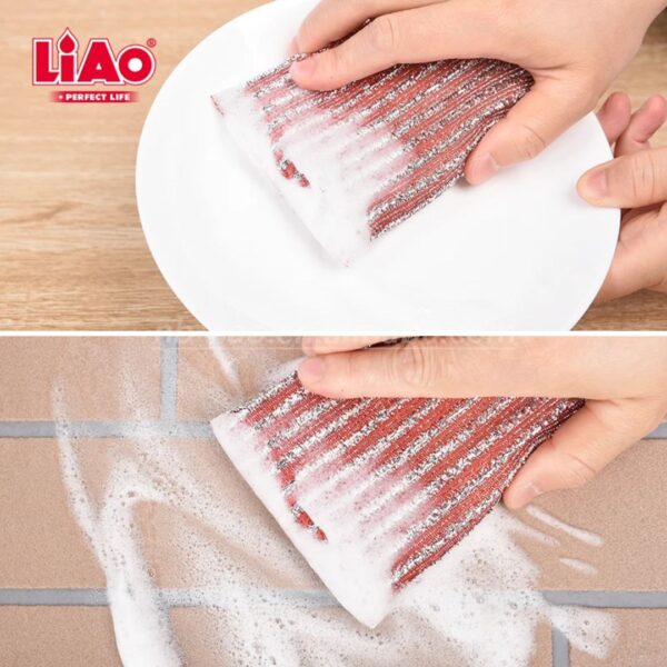 Dual-Sided Scouring Sponges (4-Pack)