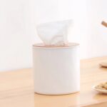 Nordic Bamboo-Lid Tissue Box