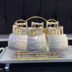 Pearlescent Luxeâ„¢ 8-Piece Ceramic Tea