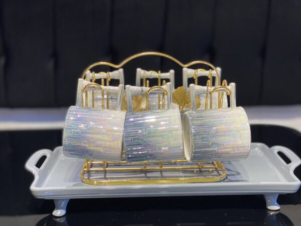 Pearlescent Luxe™ 8-Piece Ceramic Tea