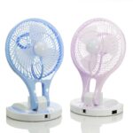Bright LED Rechargeable Folding Fan