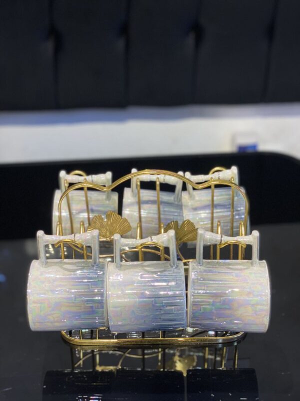 Pearlescent Luxe™ 8-Piece Ceramic Tea