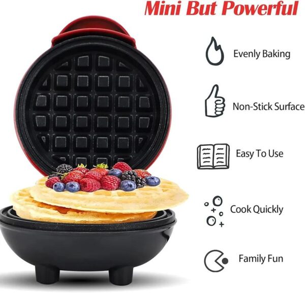 Quick 4-Inch Professional Mini Waffle Maker