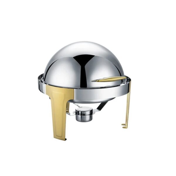 6.0L Professional Stainless Steel Roll-Top Chafing Dish