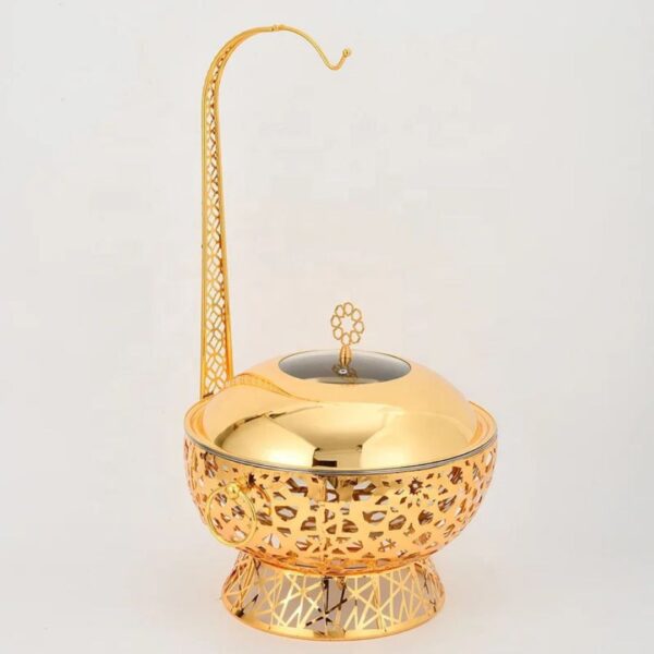 Royal-Hanging 6.0L Luxury Round Stainless Steel Chafing Dish