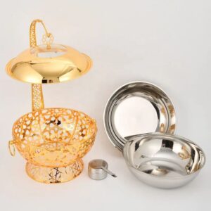 Royal-Hanging 6.0L Luxury Round Stainless Steel Chafing Dish