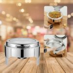 6.0L Silver-Plated Stainless Steel Chafing Dish
