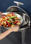 6.0L Professional Stainless Steel Roll-Top Chafing Dish
