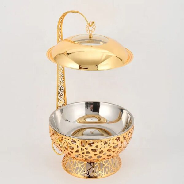 Royal-Hanging 6.0L Luxury Round Stainless Steel Chafing Dish