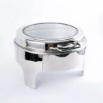 6.0L Silver-Plated Stainless Steel Chafing Dish