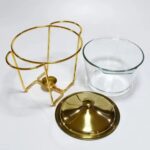 Royal-Glass 4.0L Soup Warmer & Glass Chafing Dish