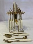 24-Piece Luxury Cutlery Set with Nordic Display Stand