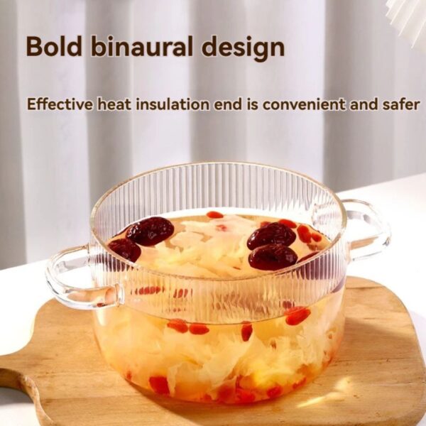 3.5L High Borosilicate Glass Cooking Pot