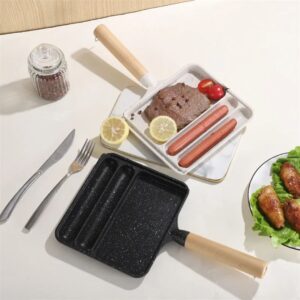 3-Section Elite Granite Nonstick pan