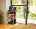 Pair Adjustable Shoe Rack