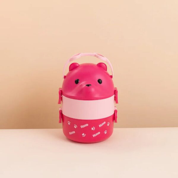 2-Layer Stackable Bento Box & Sauce Bowl