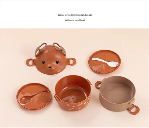 2-Layer Stackable Bento Box & Sauce Bowl