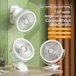 AeroClip Rechargeable 360° Fan