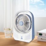 Winning Star™ ST4063 Ultra-Portable Rechargeable LED Table Fan