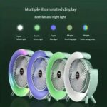4000mAh RGB Desktop Fan with 180° Smart Tilt