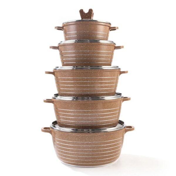 Granite-Stone 5-Piece Professional Non-Stick Cookware Set