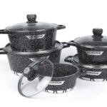 Life Smile™ 5-Piece Granite Cookware Set