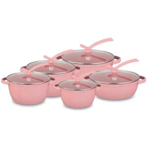 5-Piece Elite Granite Non-Stick Cookware