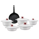 6-Piece Die-Cast Granite Non-Stick Cookware Set