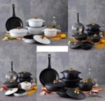 6-Piece Die-Cast Granite Non-Stick Cookware Set