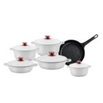 6-Piece Die-Cast Granite Non-Stick Cookware Set