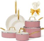 6-Piece Non-Toxic Ceramic Cookware & Utensil Set