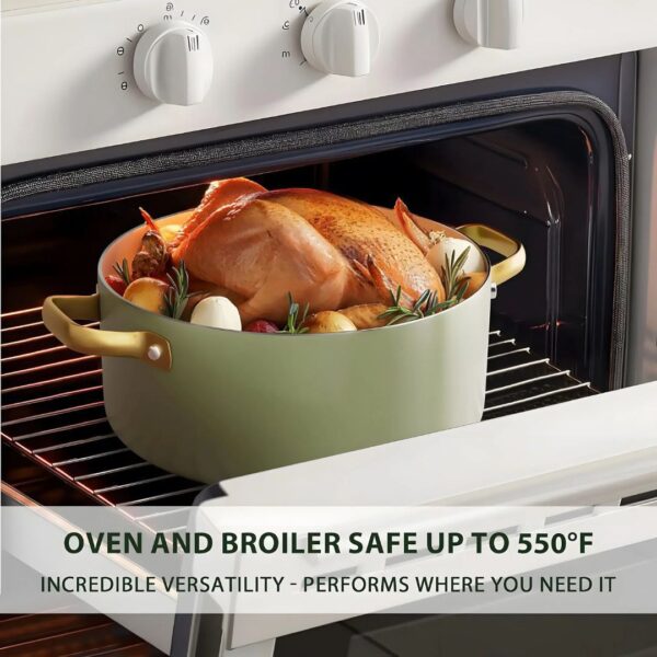 6-Piece Non-Toxic Ceramic Cookware & Utensil Set