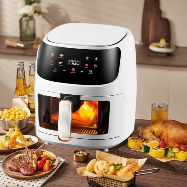 8-Liter Digital Air Fryer with Smart Viewing Window